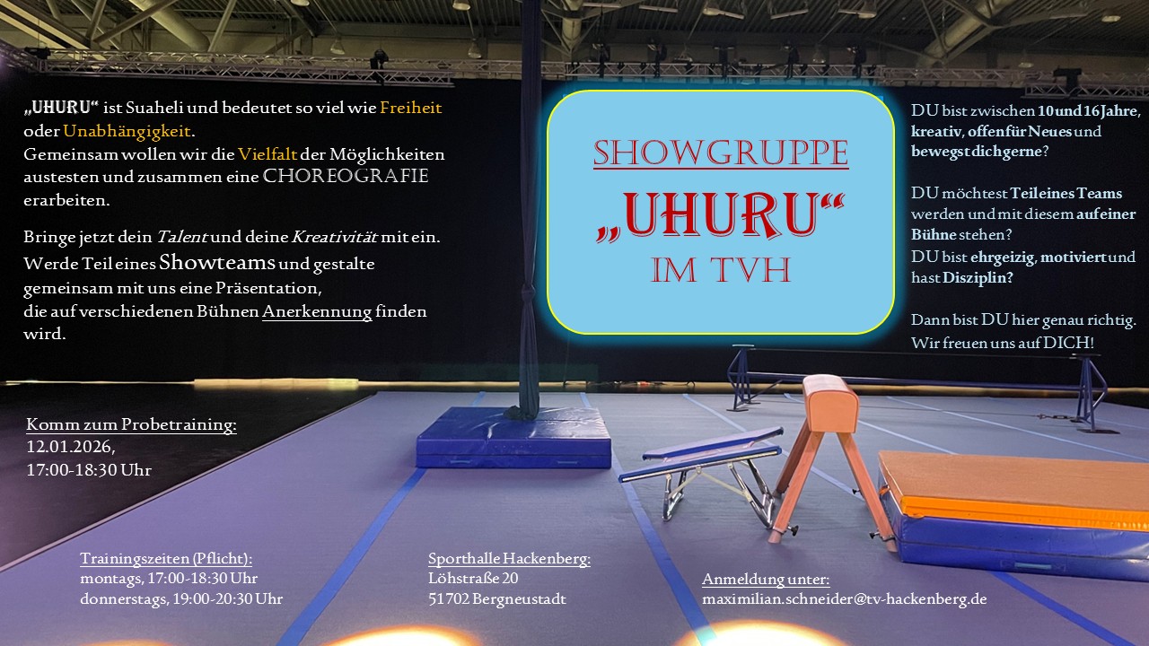 Grundlegende Infos zur Showgruppe